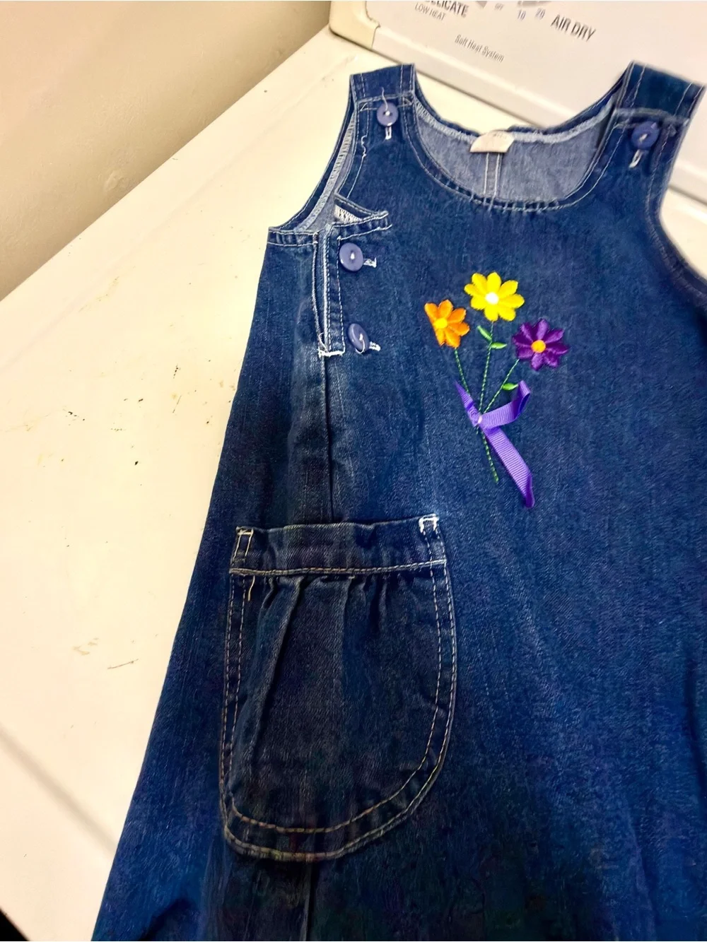 Unknown navy denim